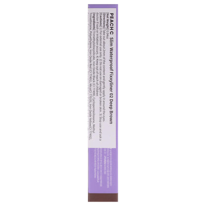 PEACH C SLIM WATERPROOF FIXXYLINER PENCIL #02