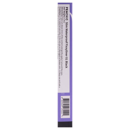 PEACH C SLIM WATERPROOF FIXXYLINER PENCIL #01