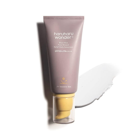BLACK RICE PURE MINERAL RELIEF DAILY SUNSCREEN SPF50+/PA++++ 50ML