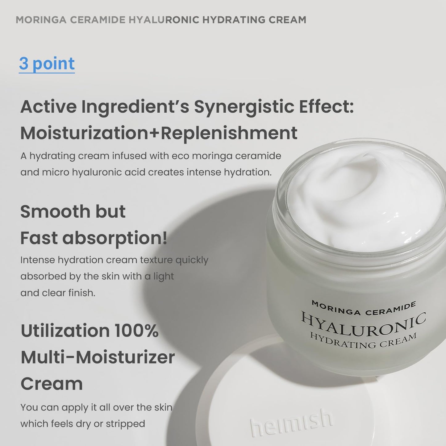 MORINGA CERAMIDE HYALURONIC HYDRATING CREAM 50ML