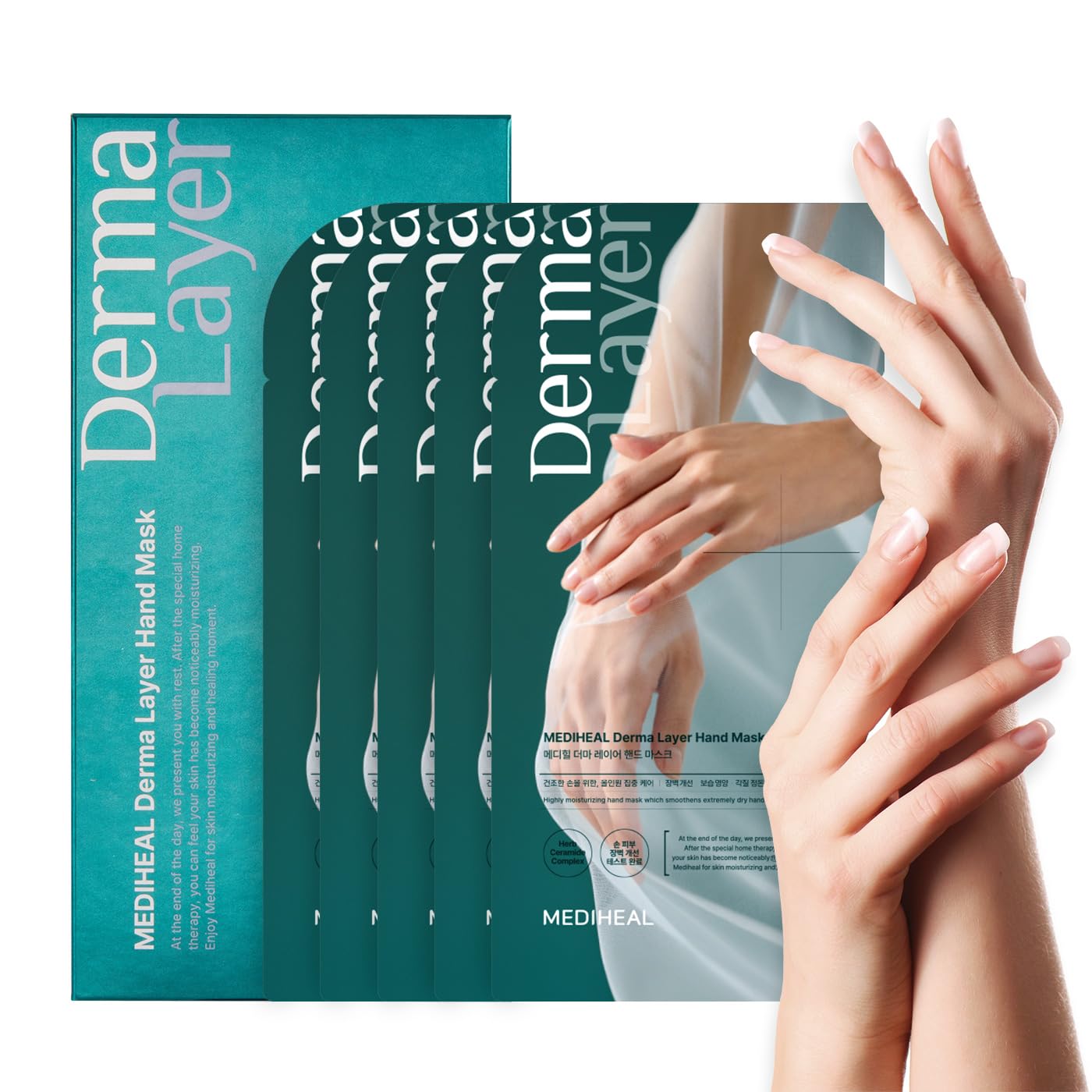 MEDIHEAL DERMA LAYER FOOT MASK 5PK
