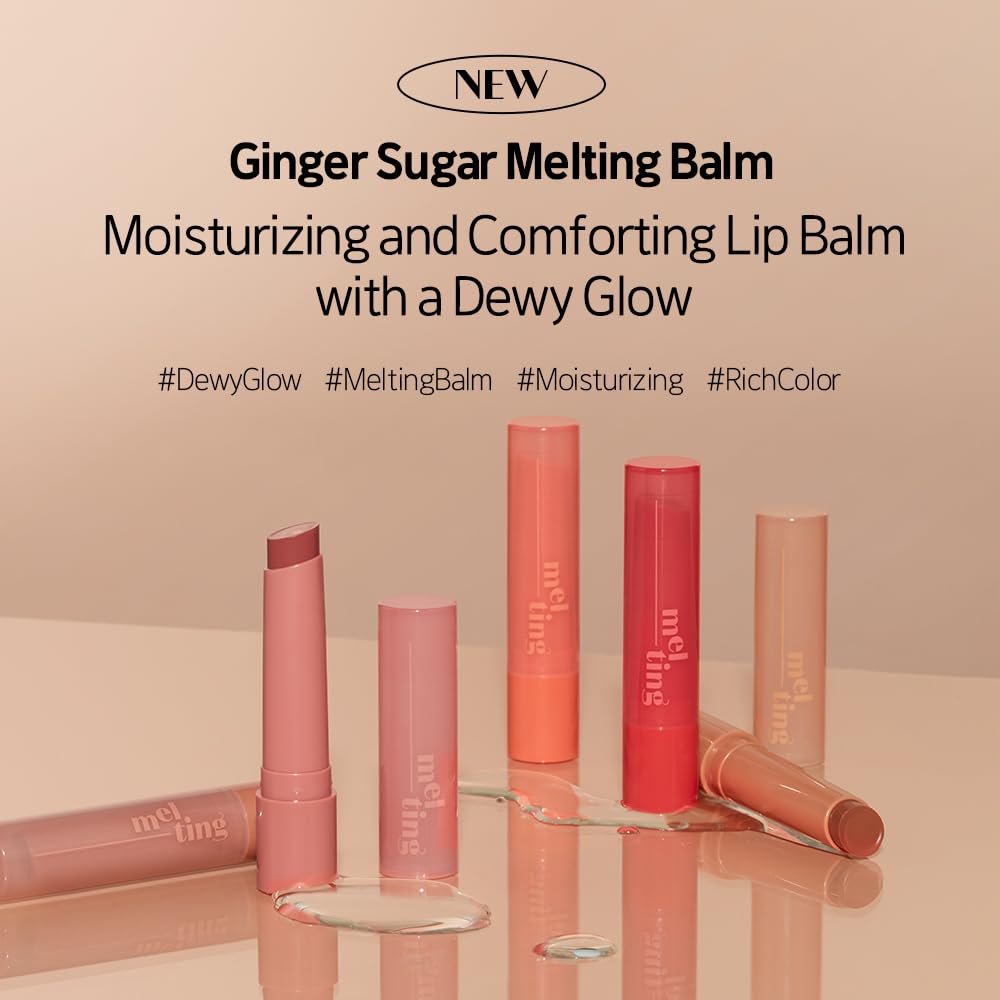 GINGER SUGAR MELTING BALM 03 BARE PEACH 2.3G