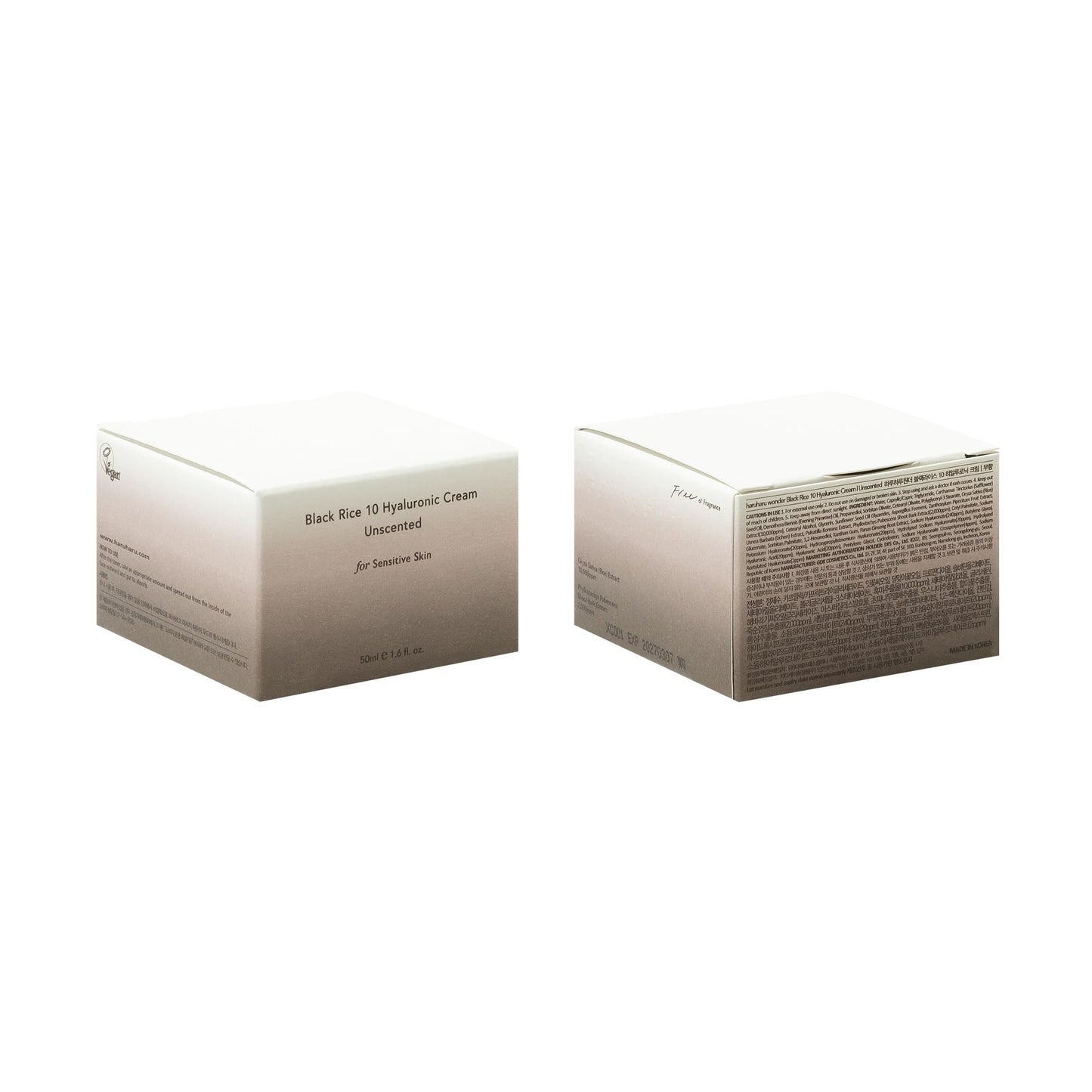 (Renewal) WONDER Black Rice 10 Hyaluronic Cream 50ml (Unscented)