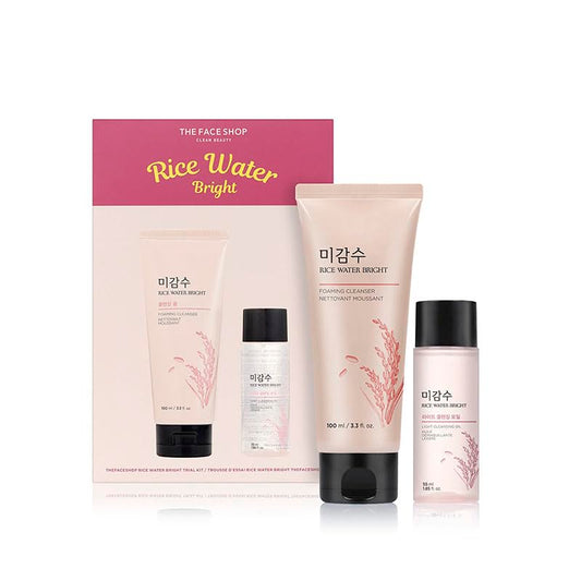 THE FACE SHOP RICE WATER BRIGHT TRAVEL KIT
