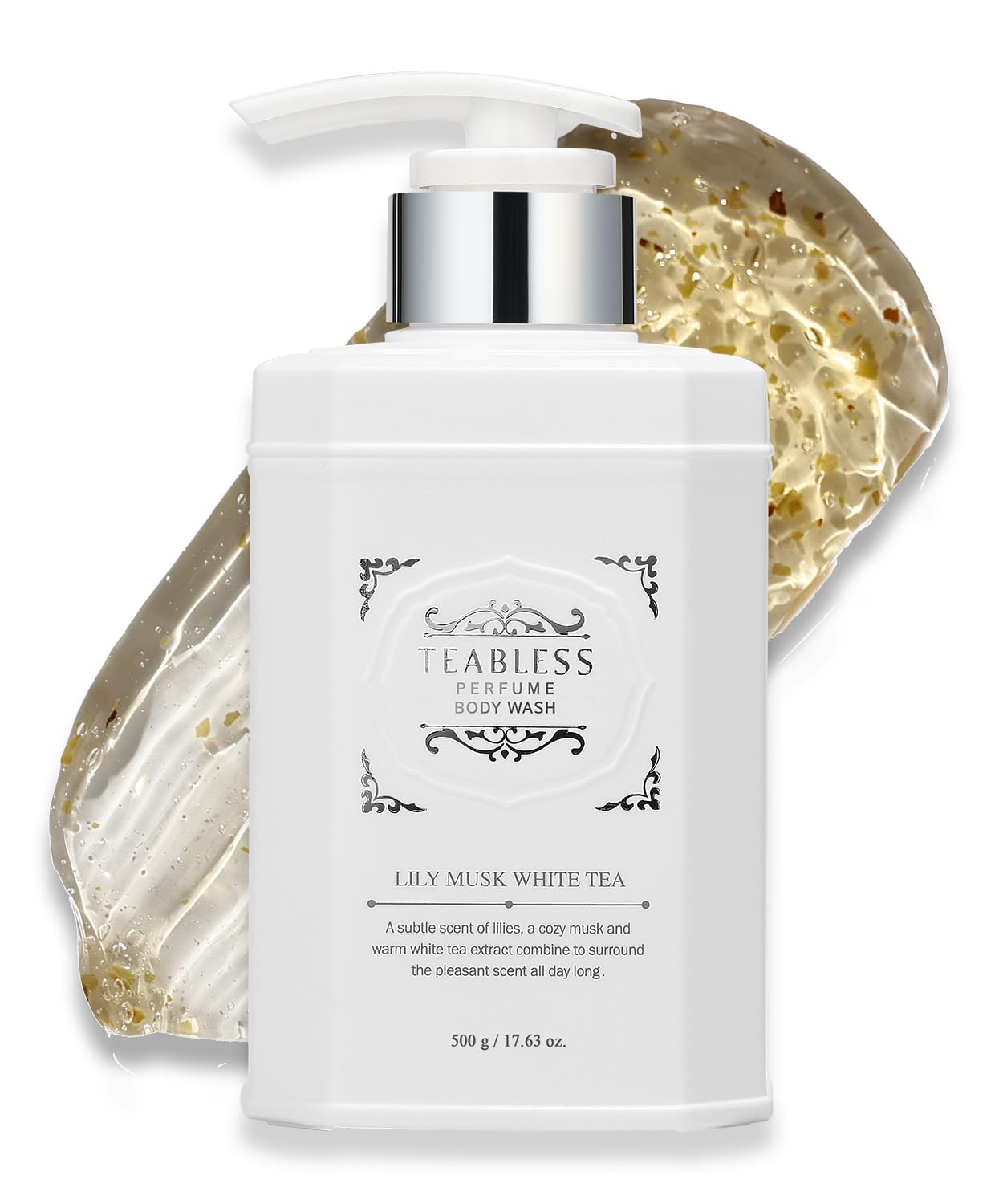 Teabless Lily Musk White Tea Perfume Body Wash 500g
