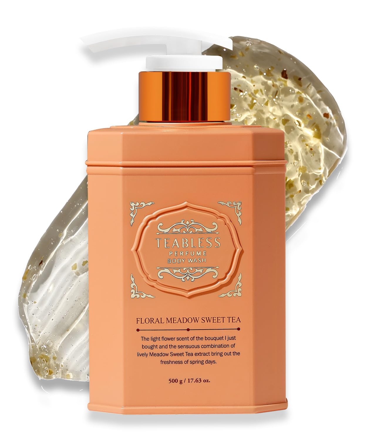 Teabless Floral Meadowsweet Tea Perfume Body Wash 500g