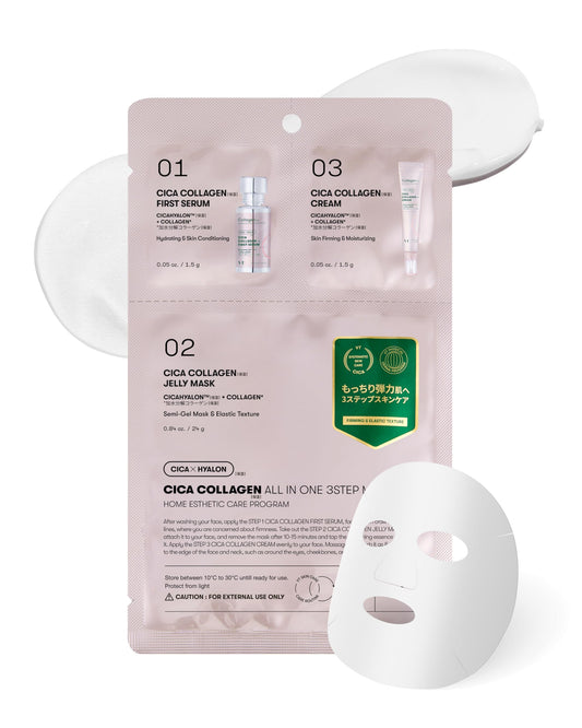 CICA COLLAGEN ALL IN ONE 3STEP MASK (1.5G+1.5G+25G)