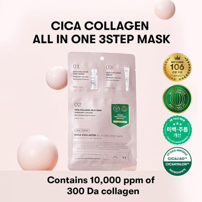 CICA COLLAGEN ALL IN ONE 3STEP MASK (1.5G+1.5G+25G)