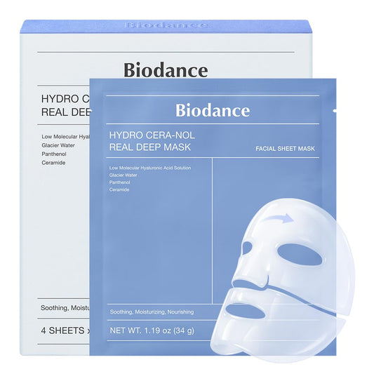 Hydro Cera-nol Real Deep Mask 1Box (34g*4ea)
