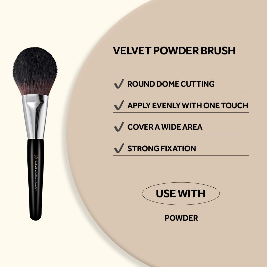 Velvet powder brush 423