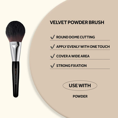 Velvet powder brush 423