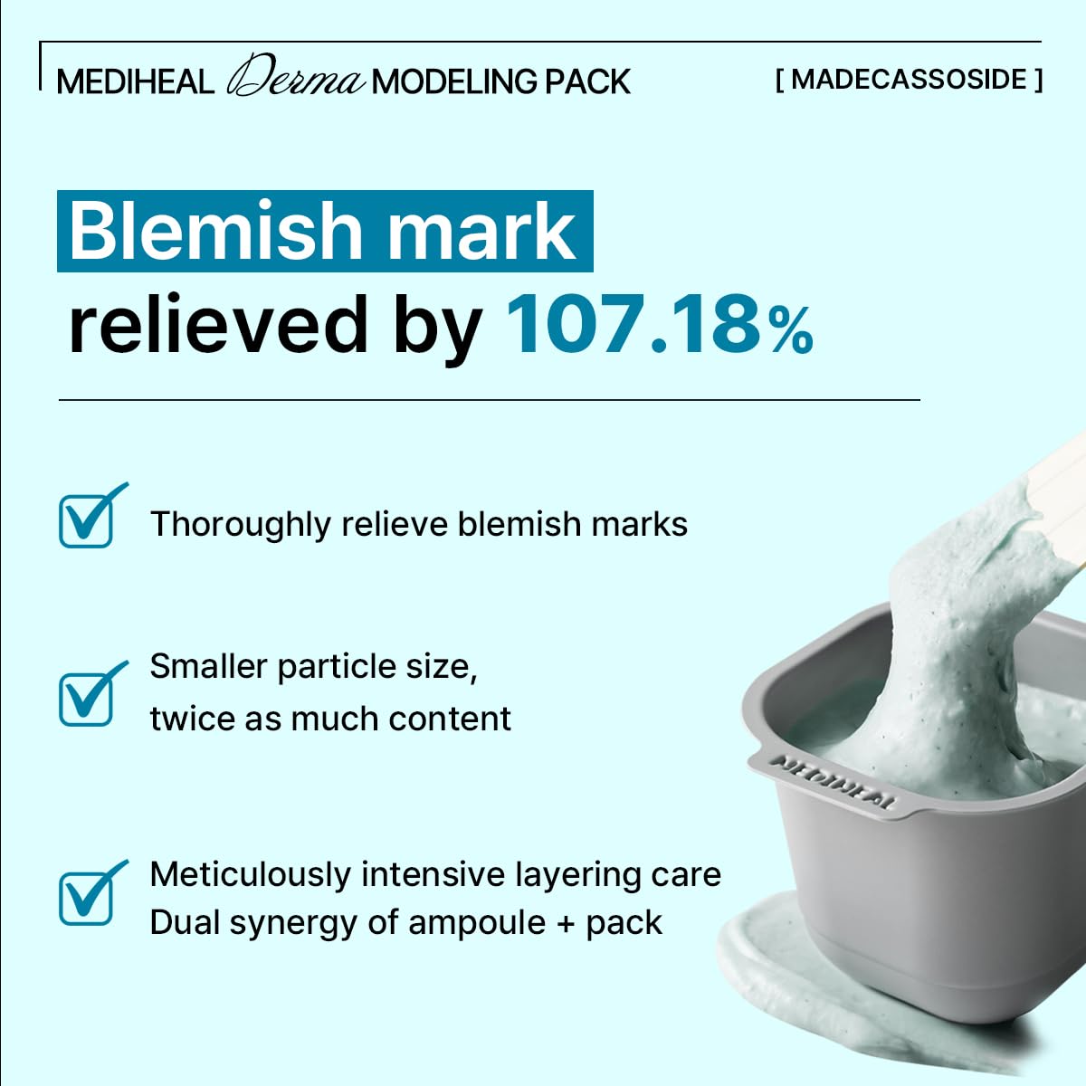 MEDIHEAL DERMA MODELING PACK madecassoside