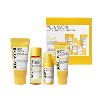 YUJA NIACIN ANTI-BLEMISH STARTER KIT (4components)