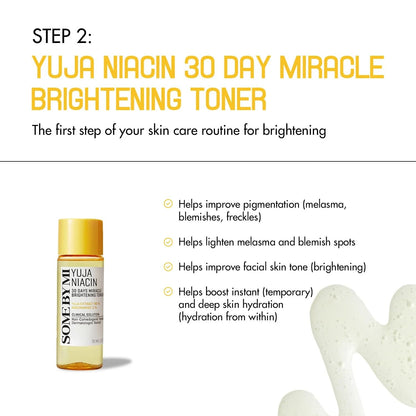 YUJA NIACIN ANTI-BLEMISH STARTER KIT (4components)