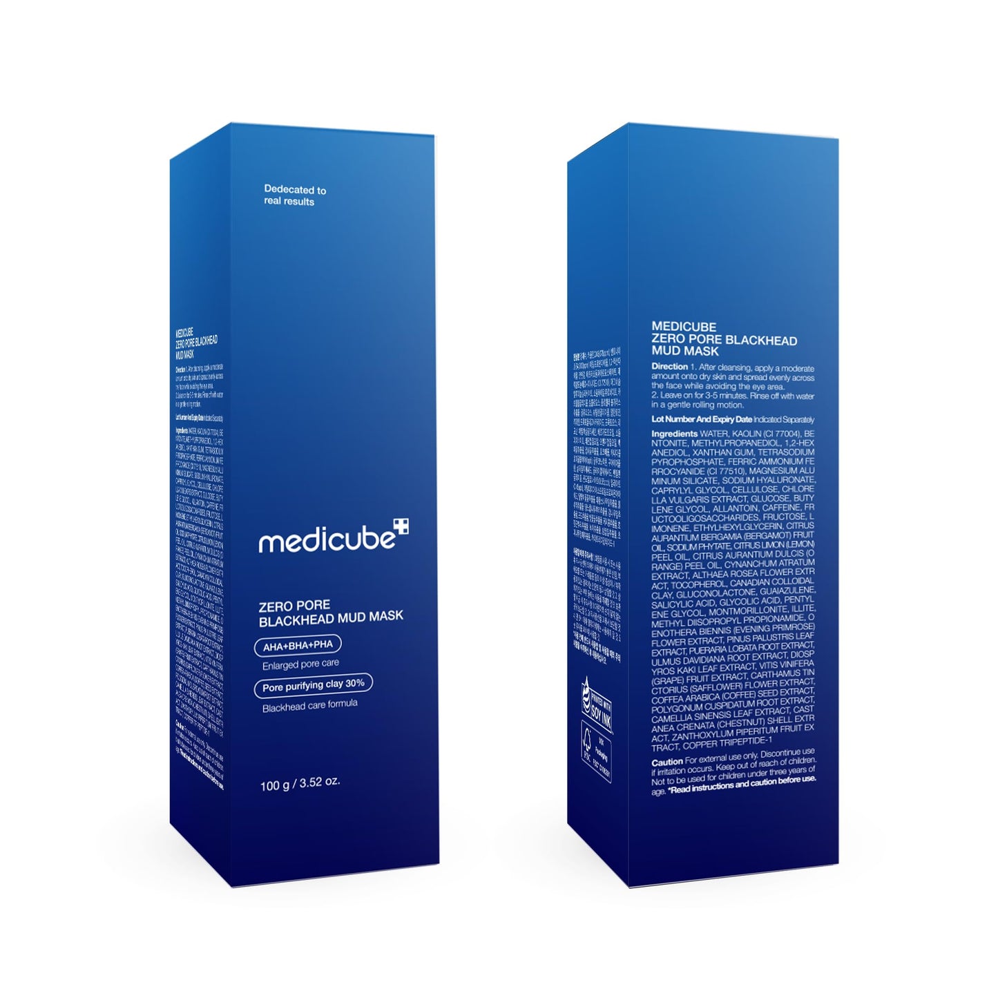 ZERO PORE BLACKHEAD MUD MASK 100g