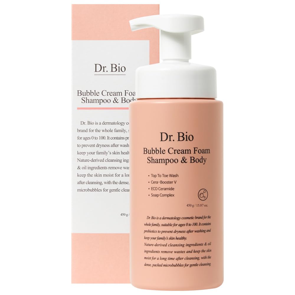 Dr.Bio Bubble Cream Foam Shampoo  Body 450g