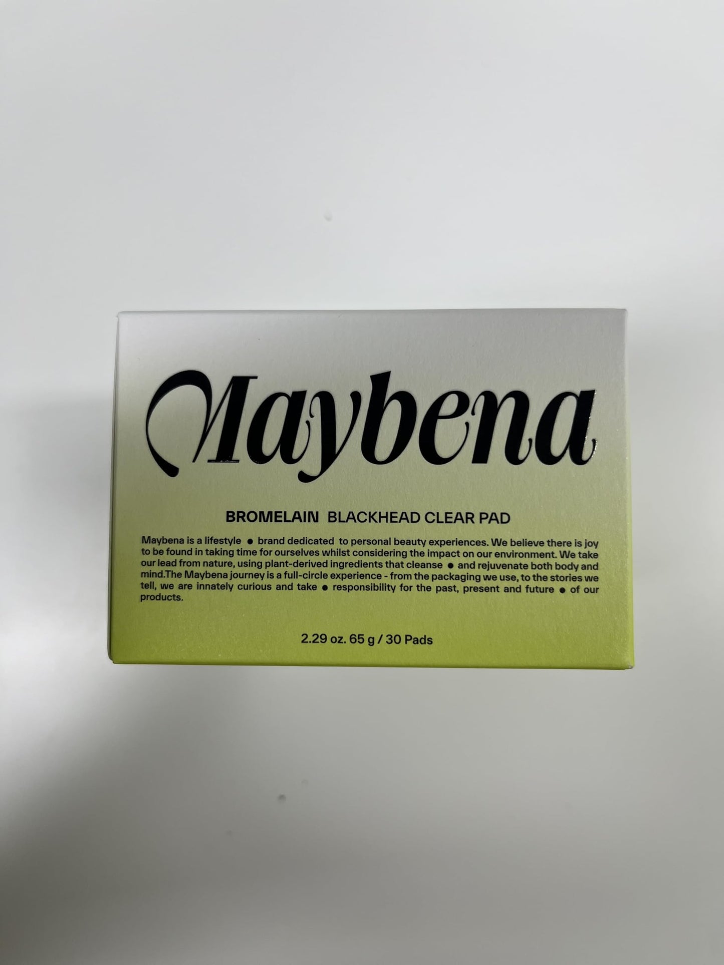 [Maybena] Bromelain Blackhead Clear Pad 3.0 65 g/30 pads