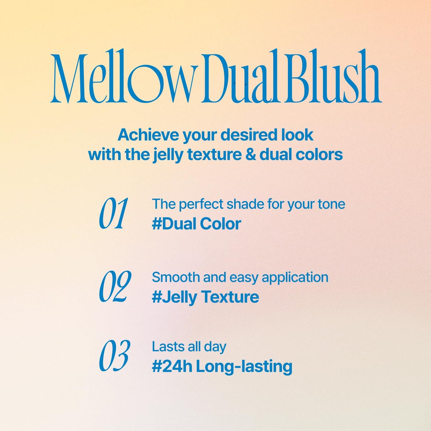 mellow Dual Blusher ND01 Lazy Tempo 7.2g