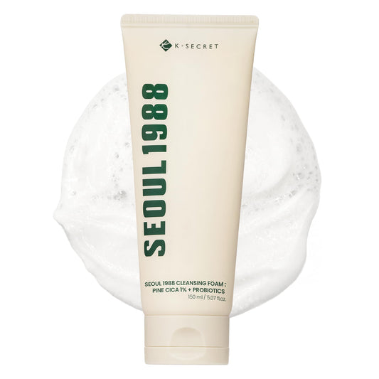 SEOUL 1988 CLEANSING FOAM : PINE CICA 1% + PROBIOTICS  150ML