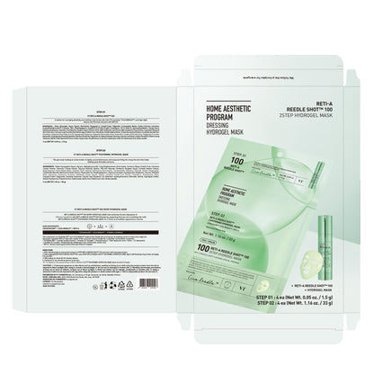 (1EA) RETI-A REEDLE SHOT® 100 2STEP HYDROGEL MASK