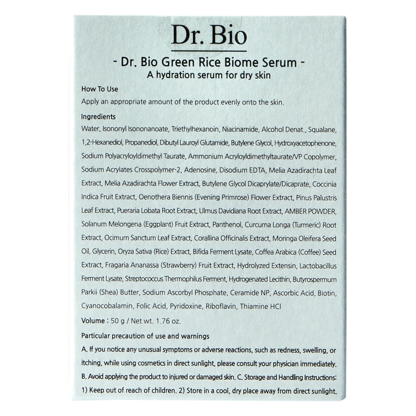 Dr.Bio Green Anti-Aging  Ampoule 50g
