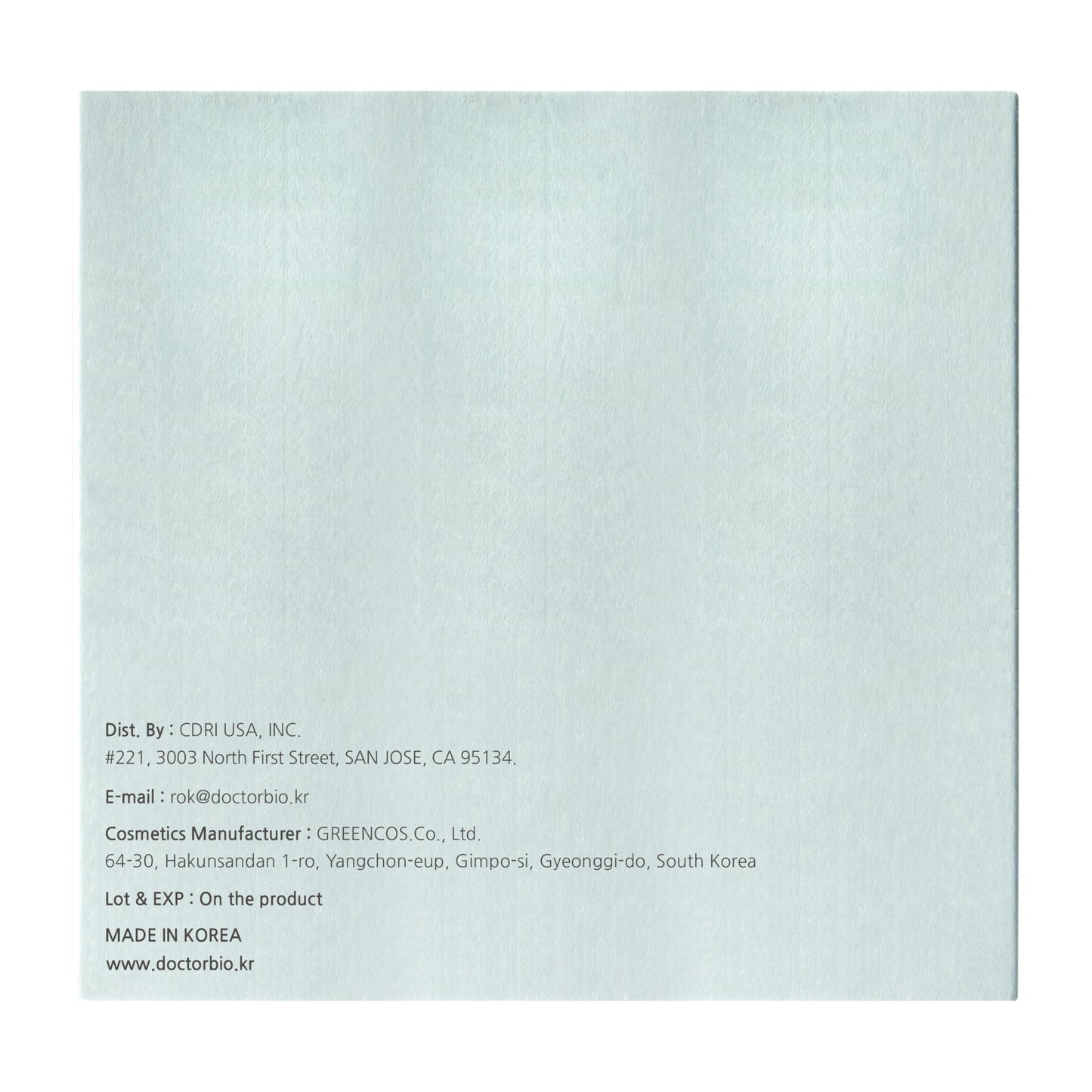 Dr.Bio Green Rice Biome Pore Toner Pad 160ml