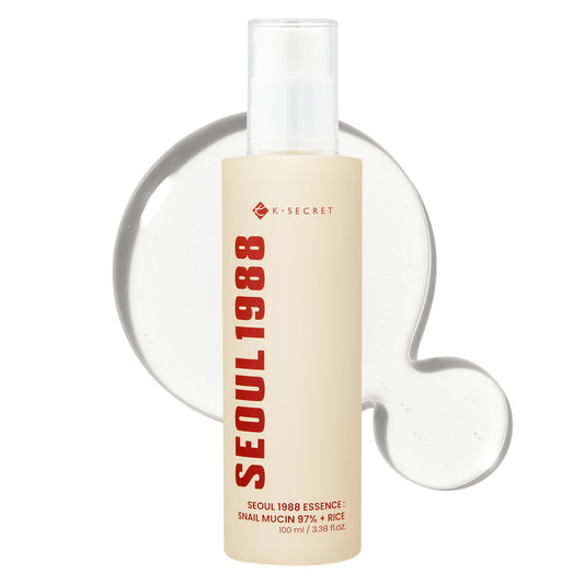 SEOUL 1988 ESSENCE : SNAIL MUCIN 97% + RICE 100ML