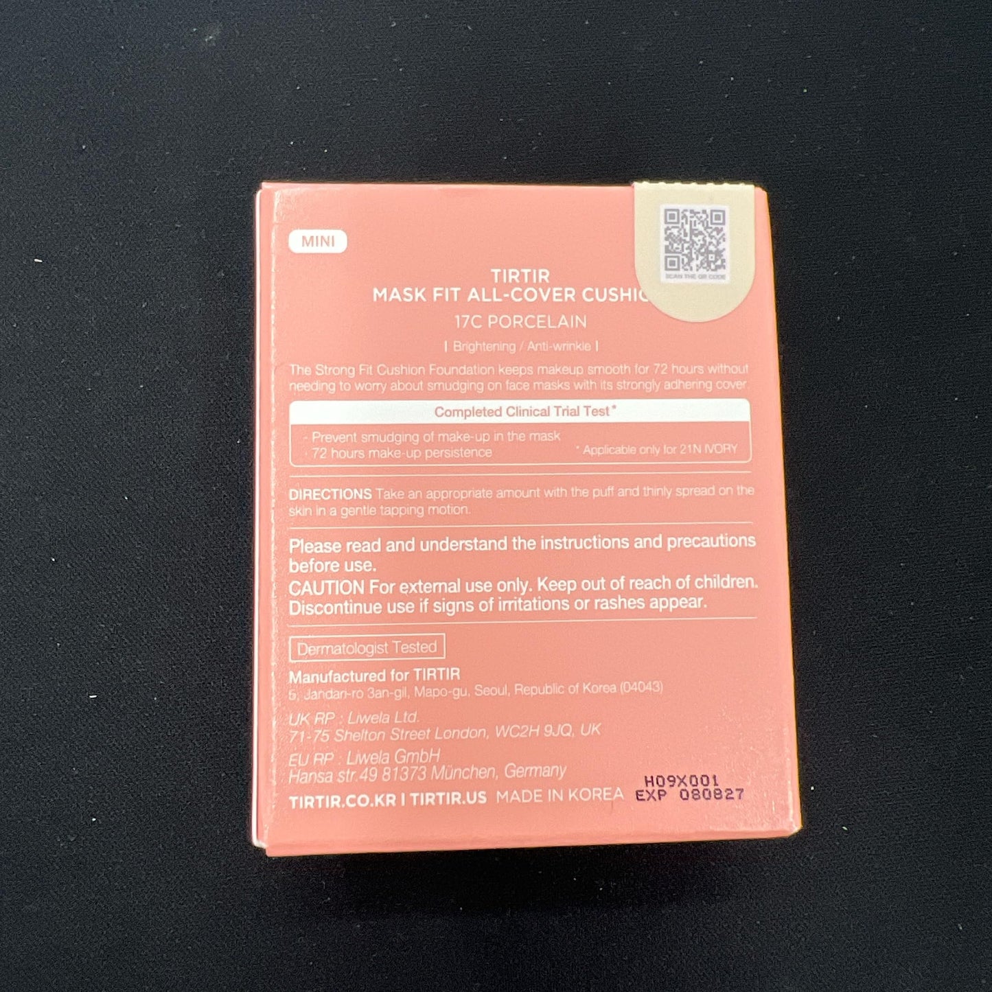MASK FIT ALL-COVER CUSHION (MINI) 4.5G 17C PORCELAIN