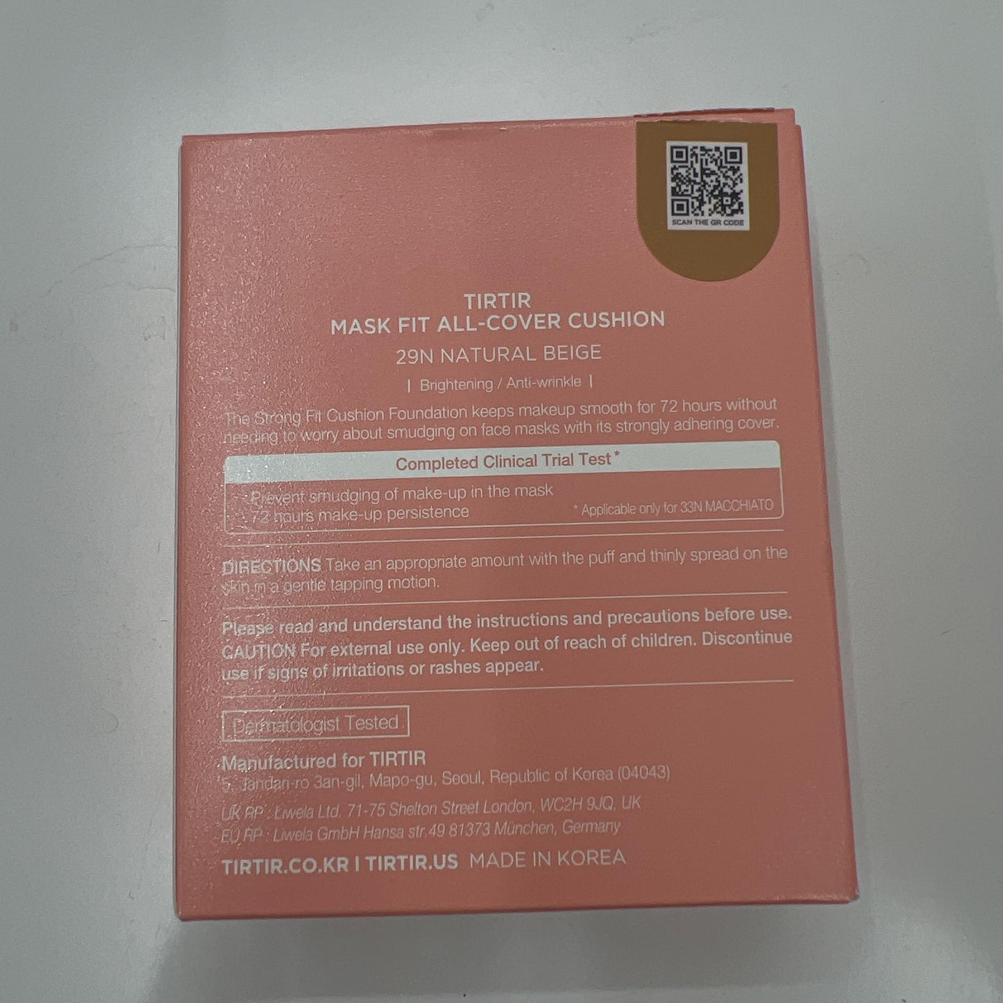 MASK FIT ALL-COVER CUSHION 18G 29N NATURAL BEIGE