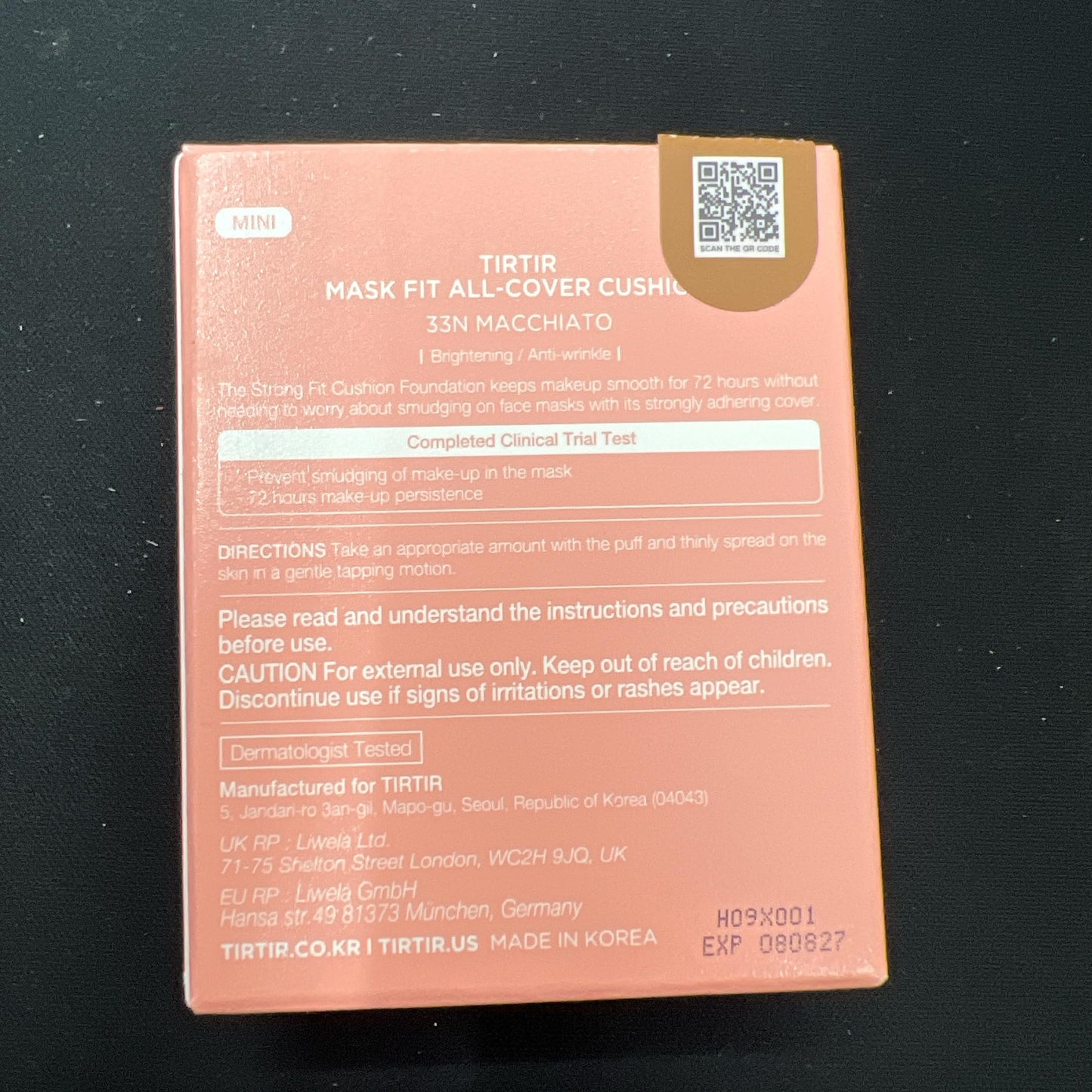 MASK FIT ALL-COVER CUSHION (MINI) 4.5G 33N MACCHIATO