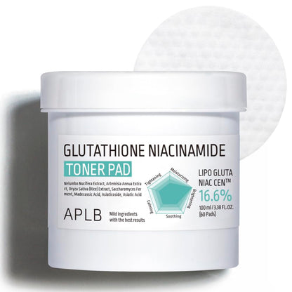 Glutathione Niacinamide Toner Pad (60 pads)