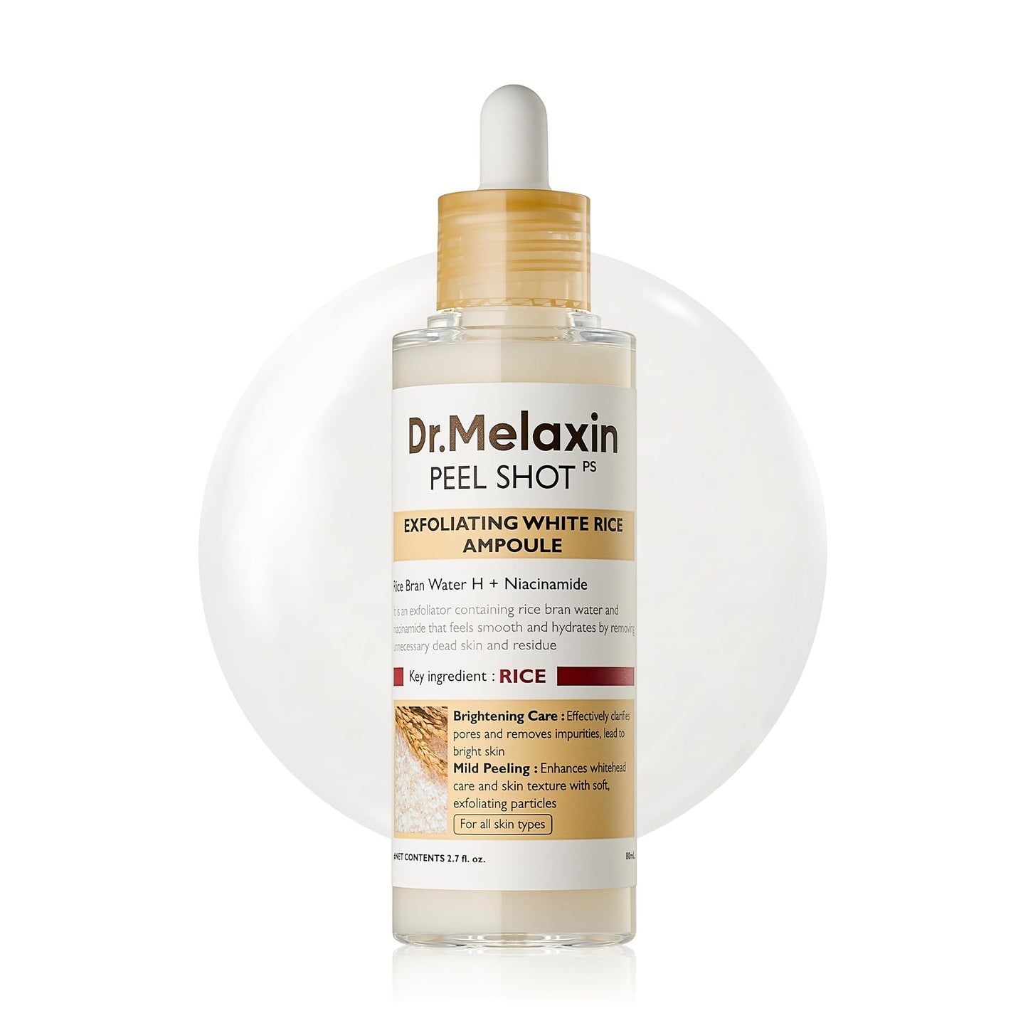 PEEL SHOT EXFOLIATING WHITE RICE AMPOULE 80ml