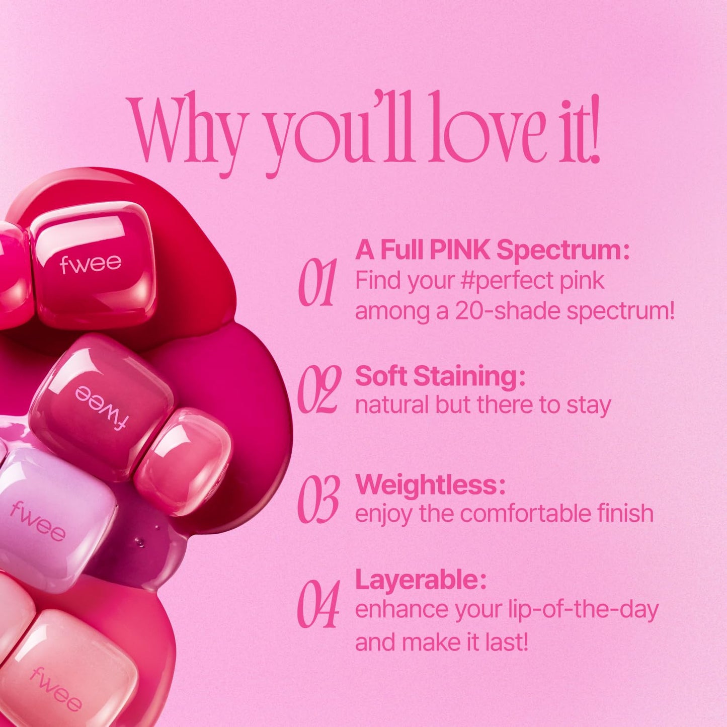 PINK OBSESSION STAY-FIT LIP TINT M02 LILAC PINK 3.8g