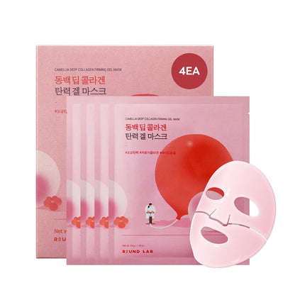 (4EA) CAMELLIA DEEP COLLAGEN FIRMING GEL MASK