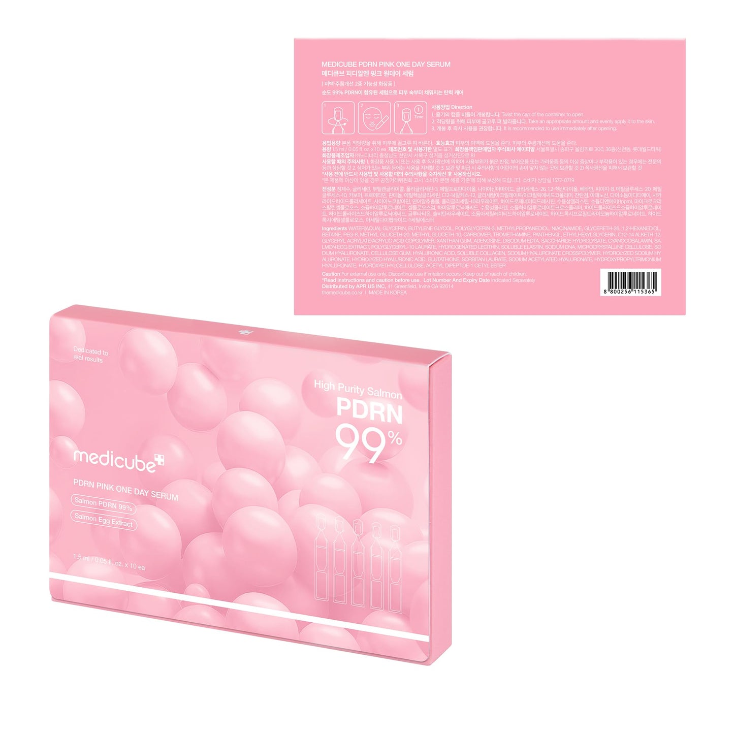 [10EA] PDRN PINK ONE DAY SERUM