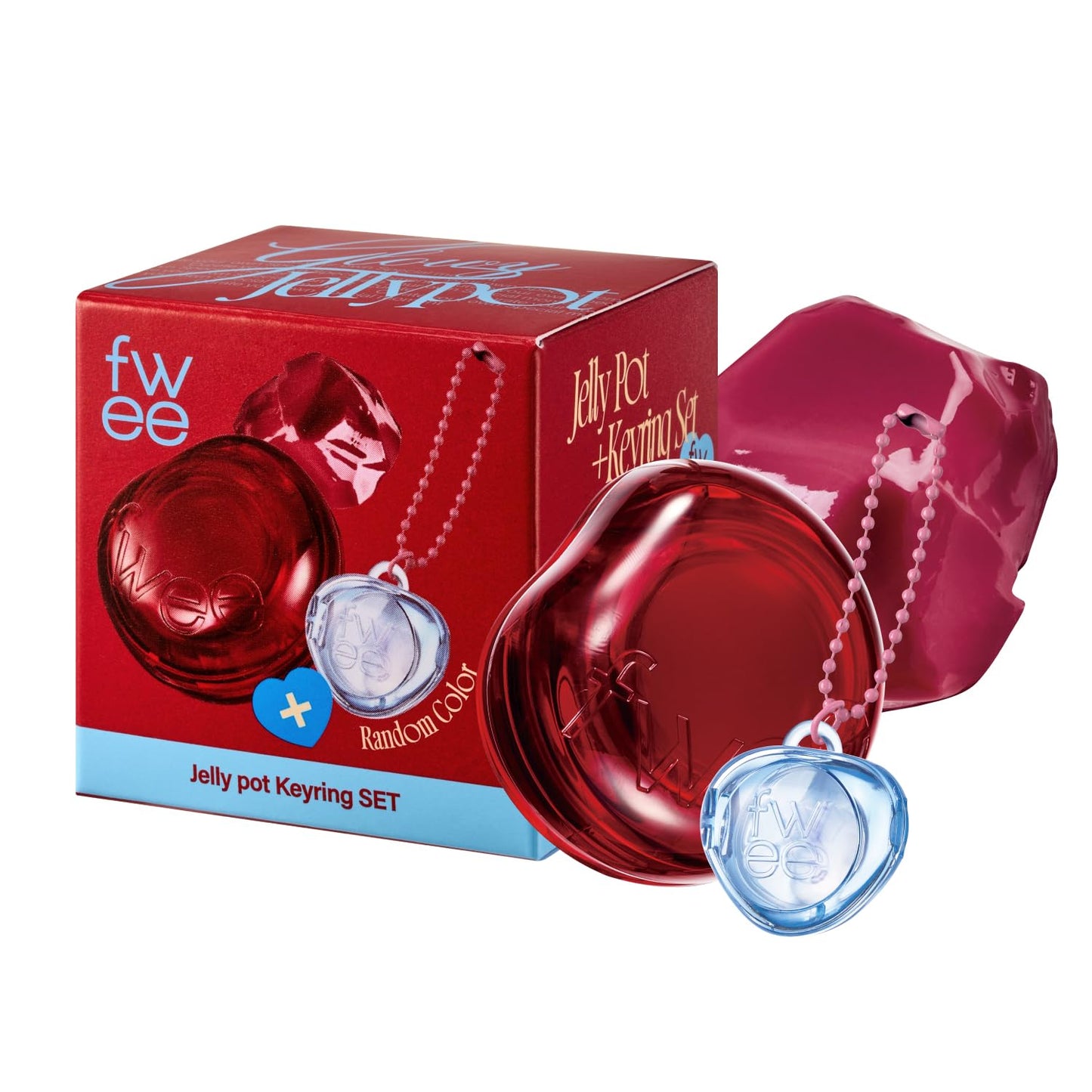 *Keyring* Lip Cheek Glowy Jelly Pot JR03 Cherry Ppo 4g