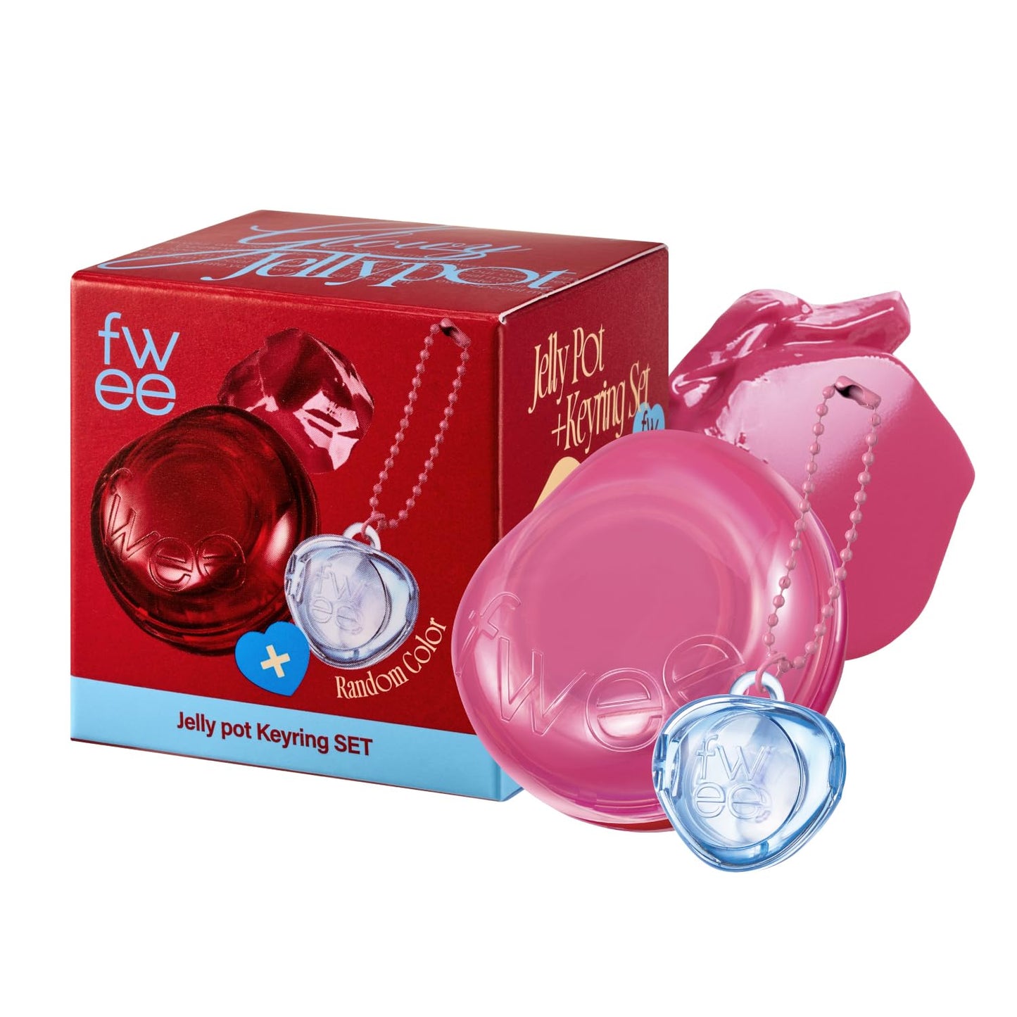 *Keyring* LipCheek Glowy Jelly Pot JP02 Lolly 4g