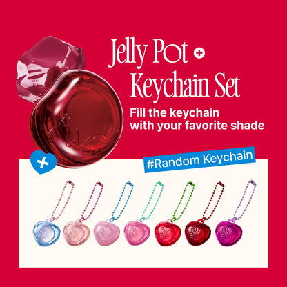 *Keyring* LipCheek Glowy Jelly Pot JP02 Lolly 4g
