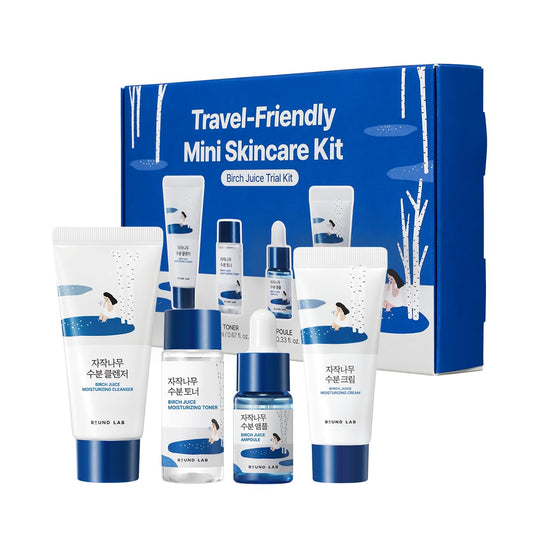 BIRCH JUICE TRIAL KIT  (CLEANSER 30ML+TONER 20ML+AMPOULE 10ML+CREAM 20ML)