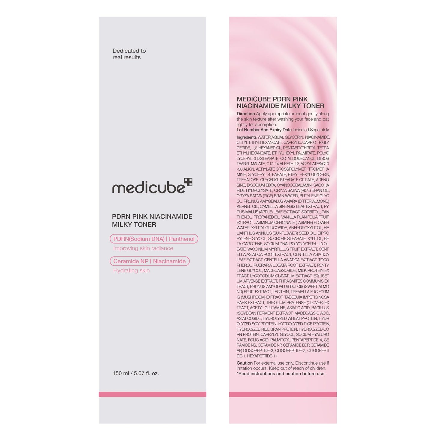PDRN PINK NIACINAMAIDE MILKY TONER 150ml