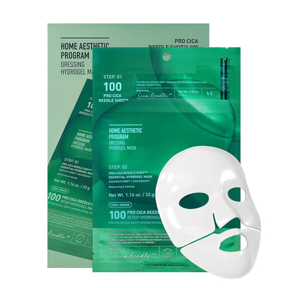 (1EA) PRO CICA REEDLE SHOT® 100 2STEP HYDROGEL MASK