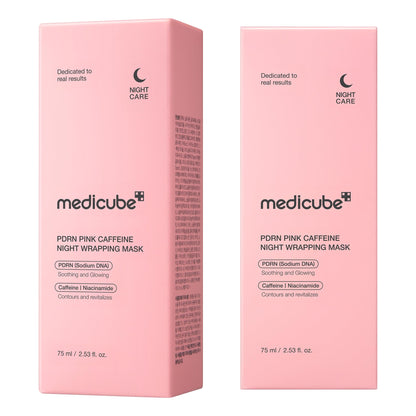 PDRN PINK CAFFEINE NIGHT WRAPPING MASK 75ML