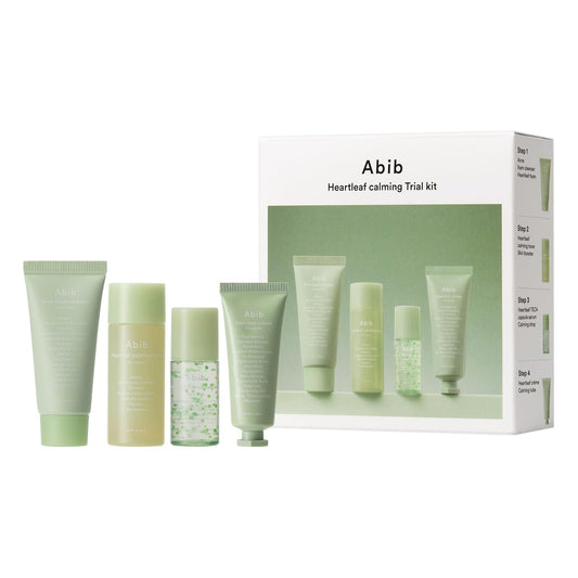 HEARTLEAF CALMING TRIAL KIT(FOAM 30ML+TONER 30ML+SERUM 15ML+CREAM 20ML) HEARTLEAF CALMING TRIAL KIT(FOAM 30ML+TONER 30ML+SERUM 1