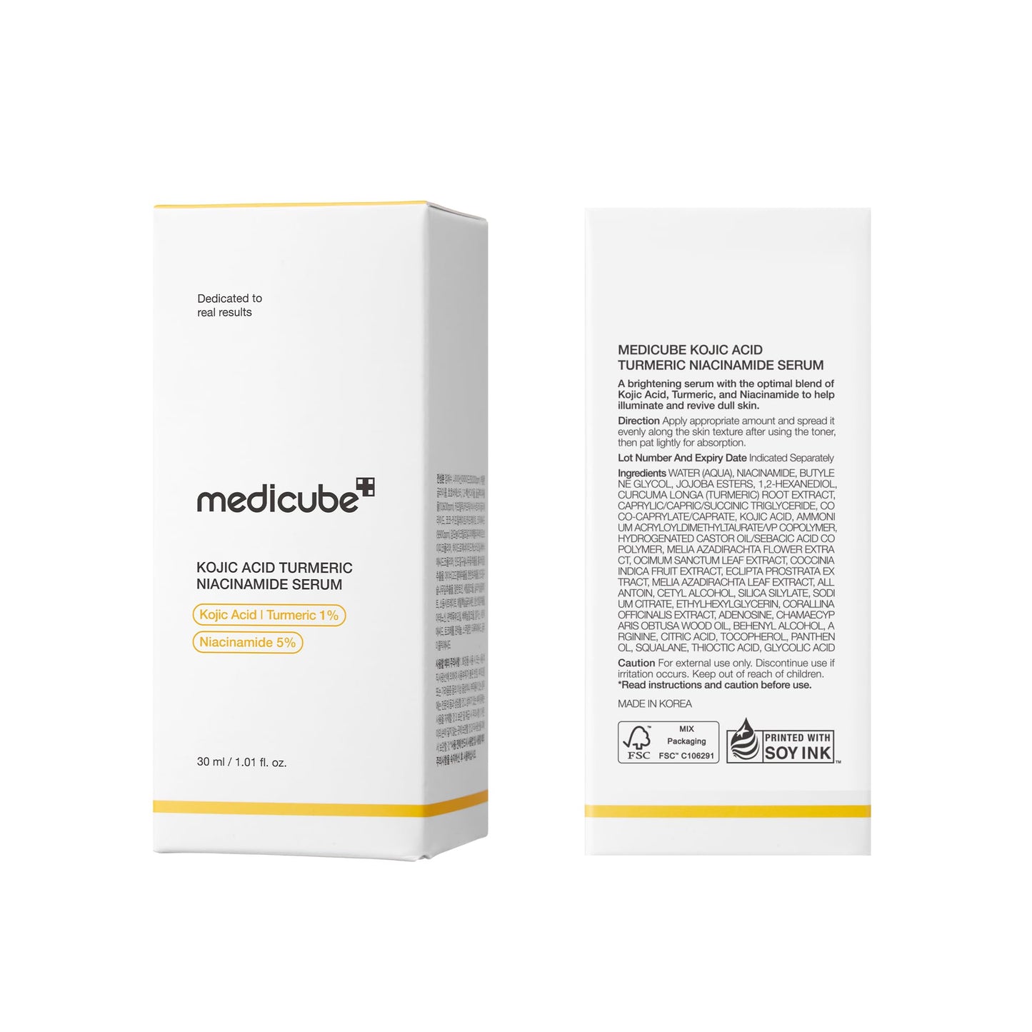 Kojic Acid Turmeric Niacinamide Serum, 30ml