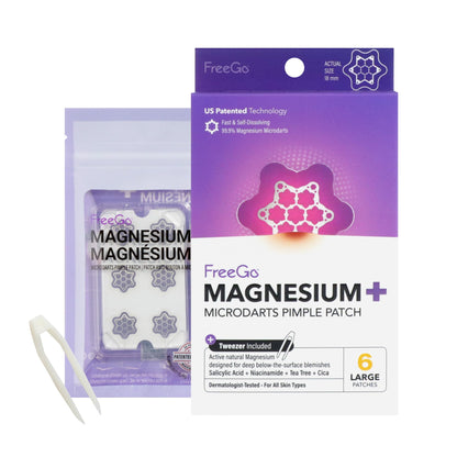 FREEGO MAGNESIUM+ MICRODARTS ACNE PATCH - LARGE (6 PCS)