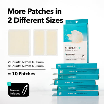FREEGO SURFACE + PIMPLE  PORE PATCH (1O PCS)