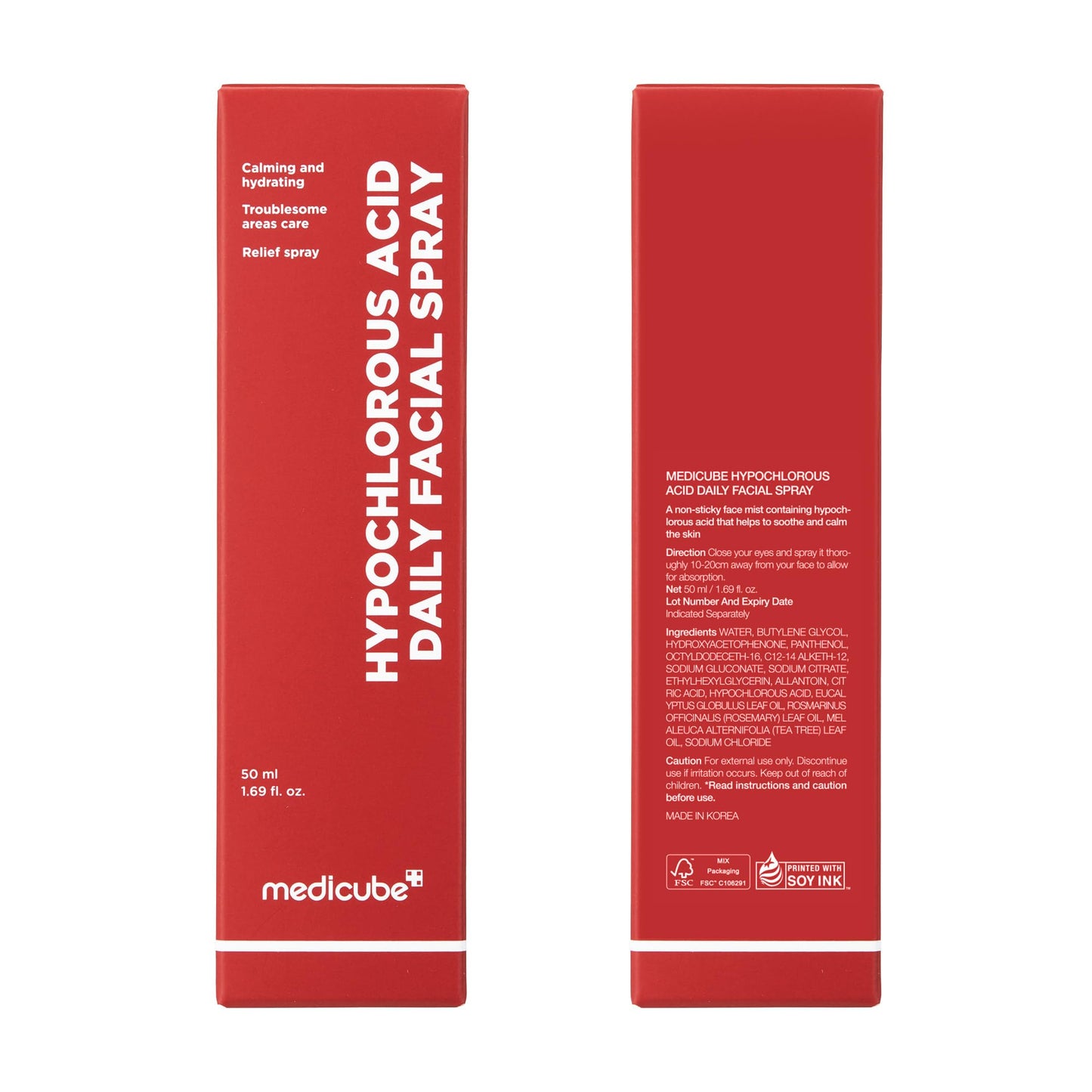 [Medicub [Renew]Hypochlorous Acid Daily Facial Spray 125ml