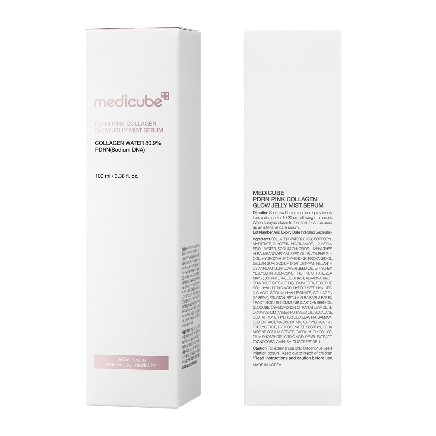 PDRN PINK COLLAGEN GLOW JELLY MIST SERUM 100ml