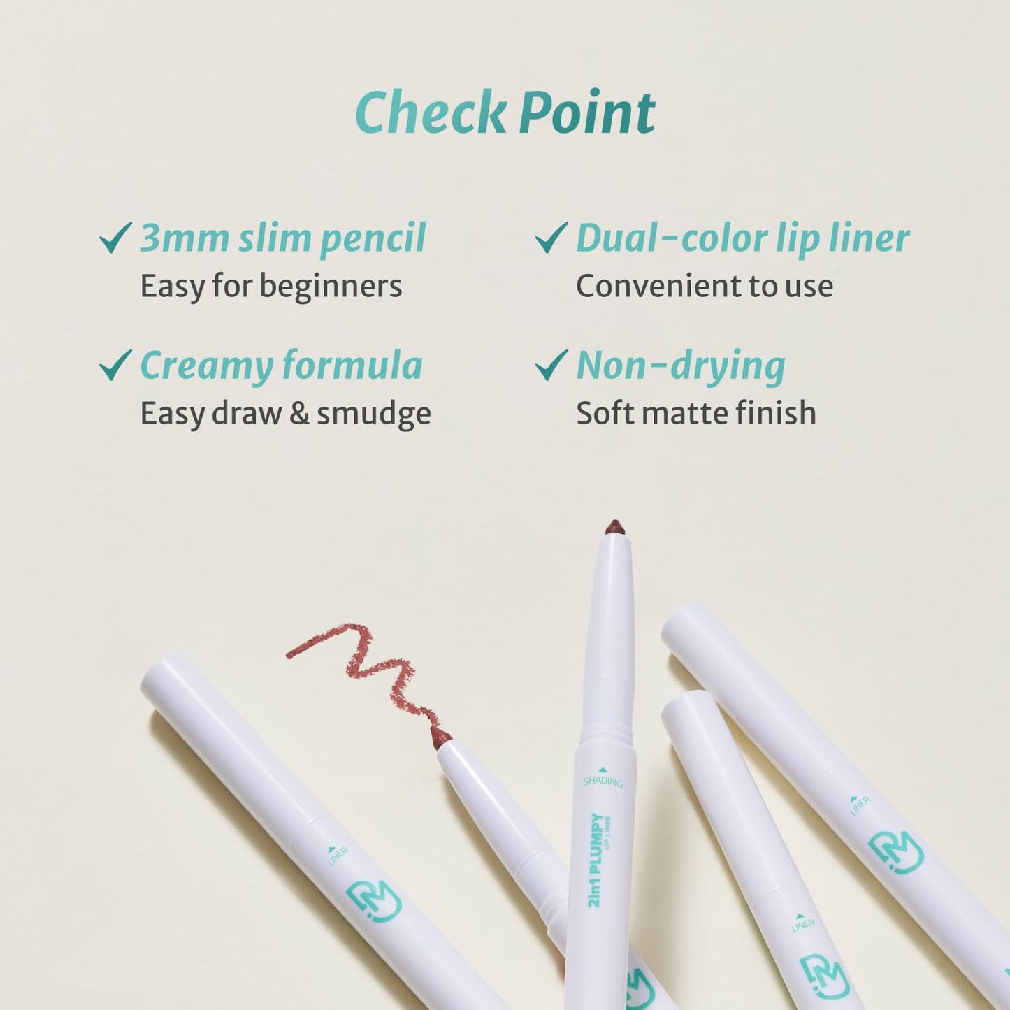 2in1 Plumpy Lip Liner P06 Dusty Rose (0.36g)