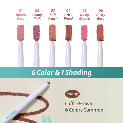 2in1 Plumpy Lip Liner P06 Dusty Rose (0.36g)
